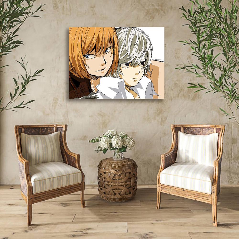ᐉ Алмазная мозаика SHLab Аниме Death Note Ниа и Мелло SH-32716