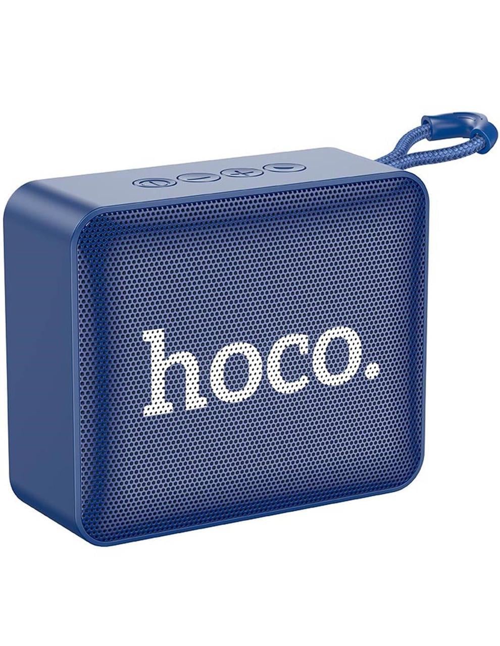 Портативная колонка Hoco Gold Brick BS51 Темно-синий (2009129895)