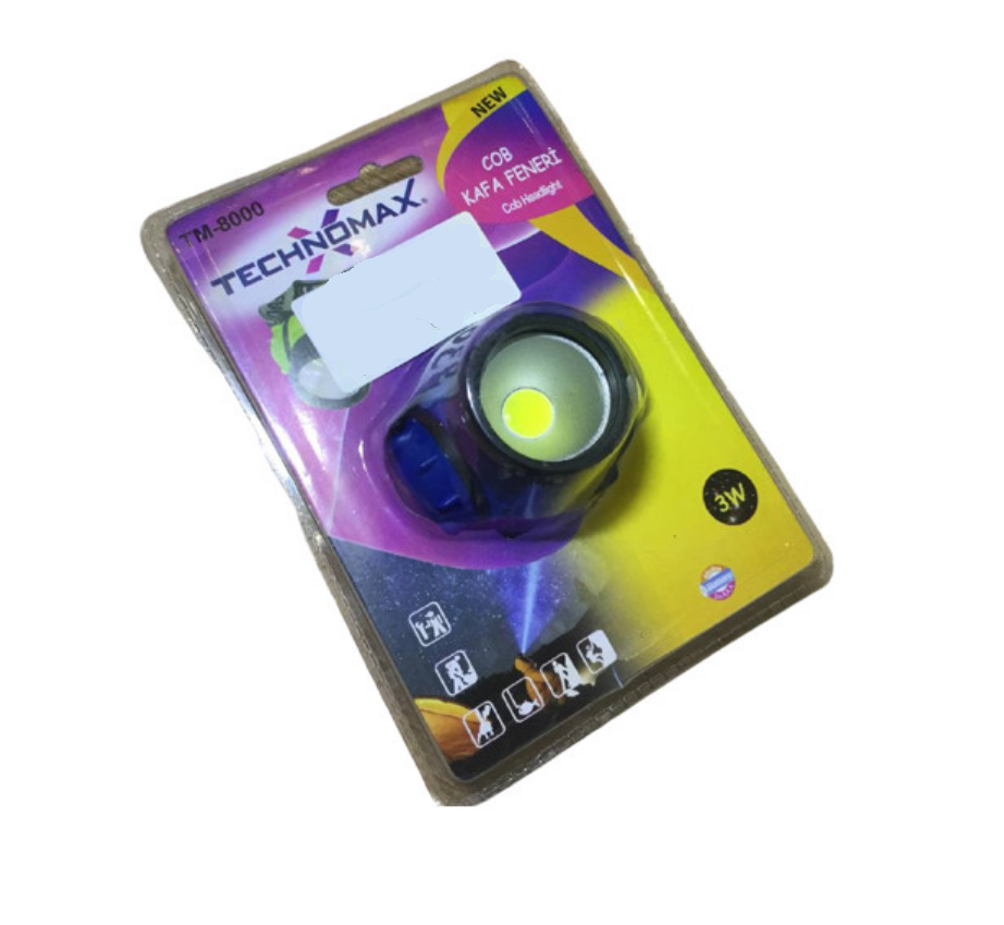 Ліхтар налобний Technomax TM-8000 9362 3 Вт синій (4500191) Ліхтар налобний Technomax TM-8000 9362 3 Вт синій (4500191)