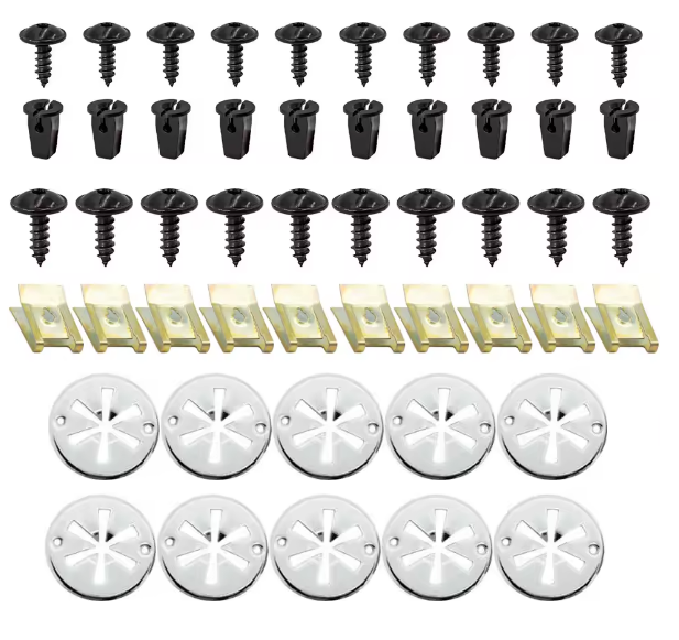 Набор крепления бампер/теплоизоляционный кожух для VW/Audi/Seat 50 шт. Набор крепления бампер/теплоизоляционный кожух для VW/Audi/Seat 50 шт.