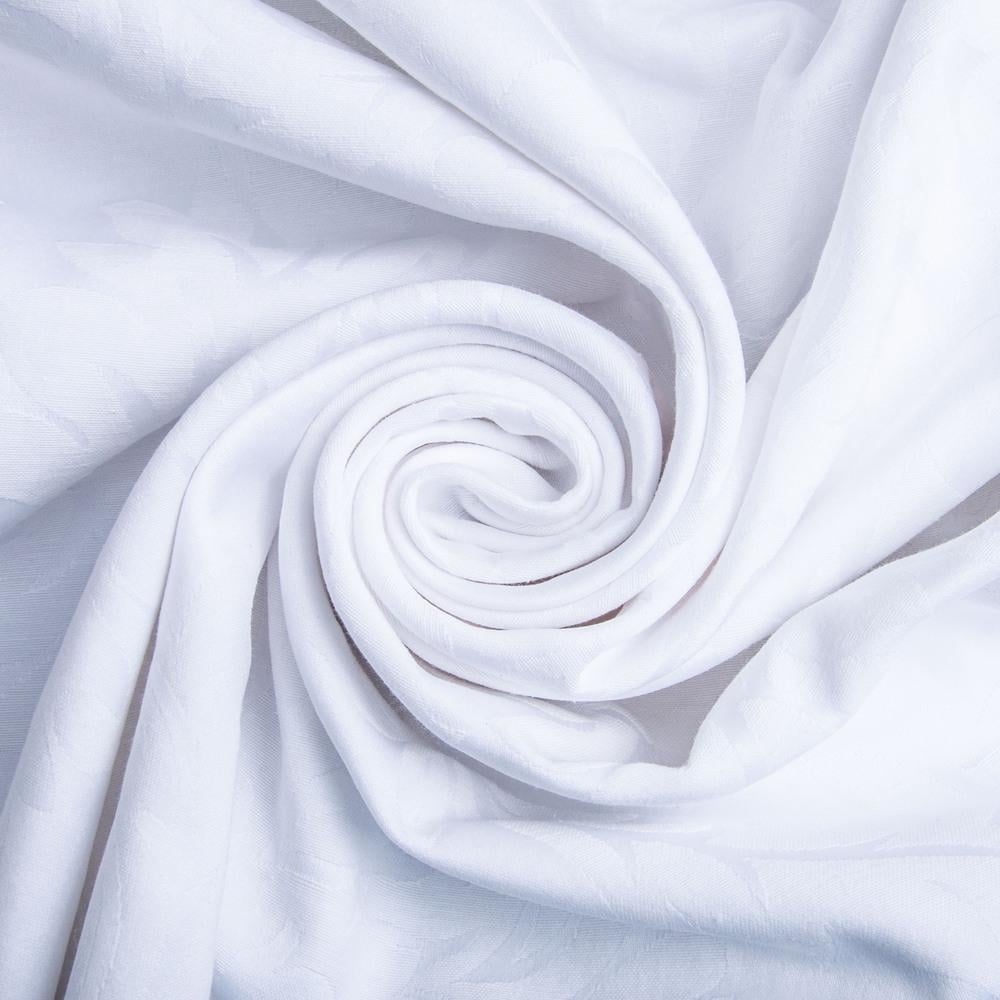 Ткань декоративная для скатертей и салфеток Hotel Line 220 гр/м2 жаккард 330 см Белый (27314)