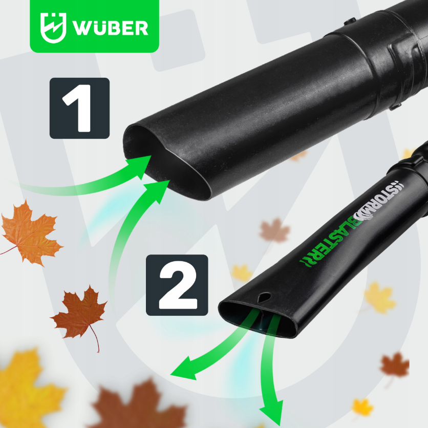 Садовий пилосос Wuber 1600 Вт бензиновий (W4343412) - фото 5 Садовий пилосос Wuber 1600 Вт бензиновий (W4343412) - фото 5