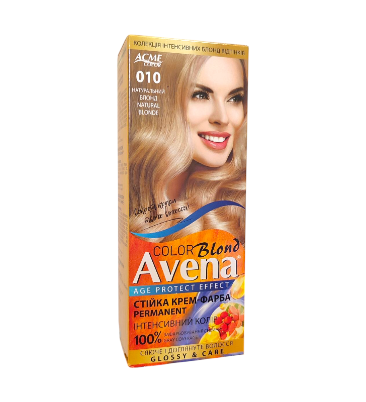 Стойкая крем-краска для волос Acme Color AVENA 10 Блонд