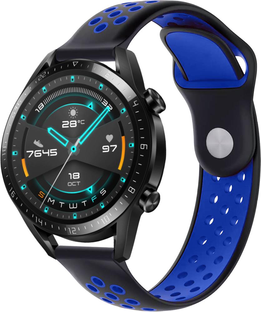 Ремінець Sport для Huawei Watch GT 22 мм Black Blue (23043-43)