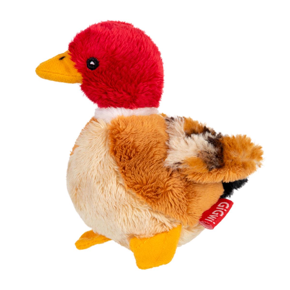 Игрушка для собак Collar Gigwi plush Утка 11 см Оранжевый (75065)