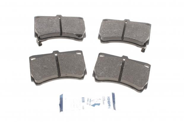 Колодки тормозные передние ICER Kia Rio 00-05/Mazda 323 89-98/121 II 90-96 (180970 ICER) Колодки тормозные передние ICER Kia Rio 00-05/Mazda 323 89-98/121 II 90-96 (180970 ICER)