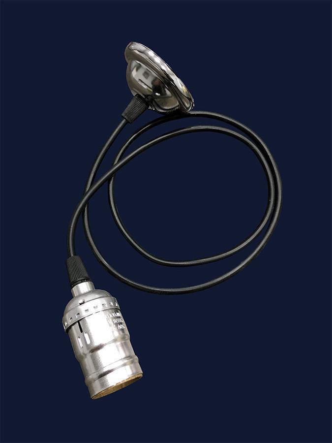 Підвісний світильник Levistella AMP33004-1 з хромованою основою та патроном Чорний (1887928297) - фото 2 Підвісний світильник Levistella AMP33004-1 з хромованою основою та патроном Чорний (1887928297) - фото 2