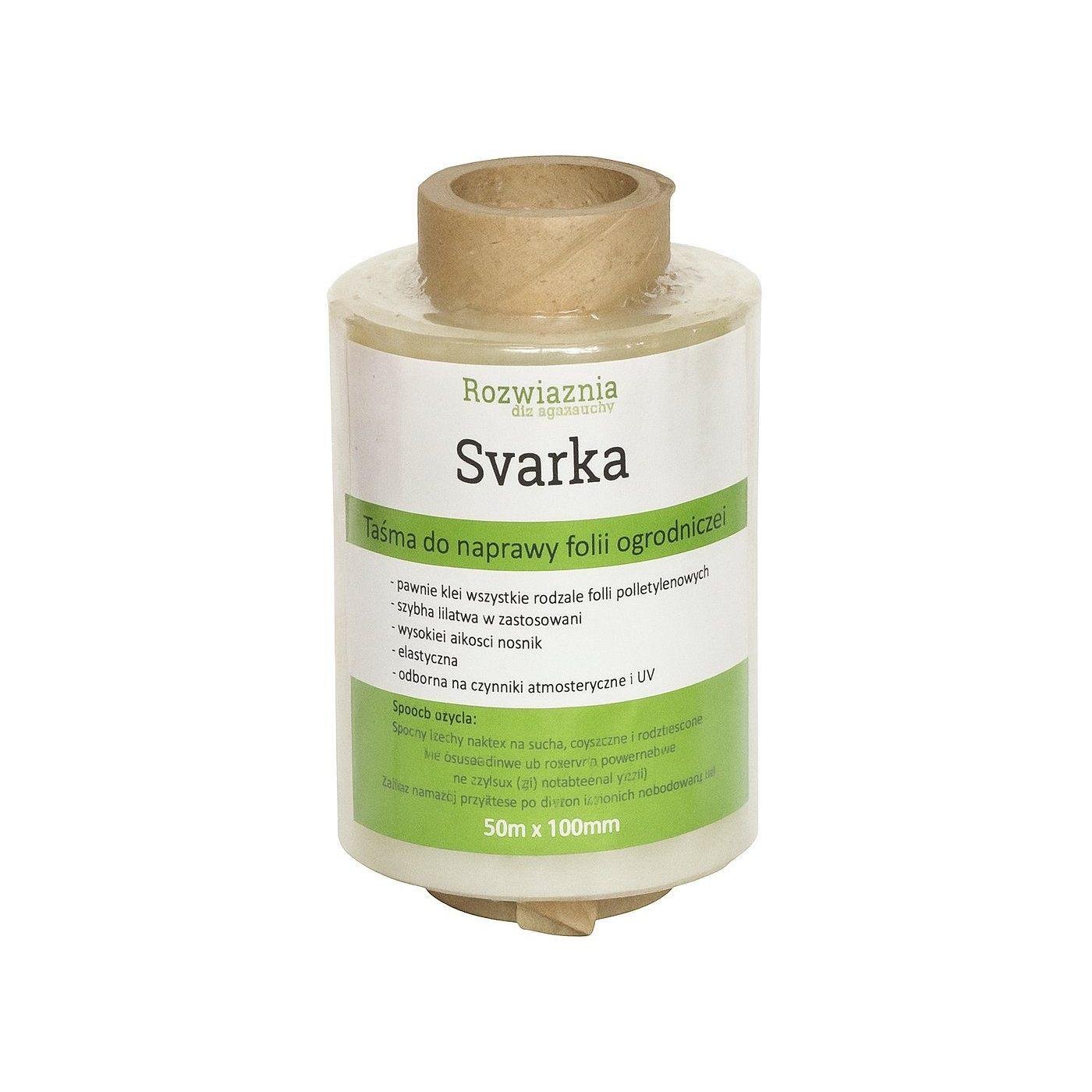 Скотч Svarka для ремонту тепличної плівки 100 мм 25 м Прозорий (185) - фото 1