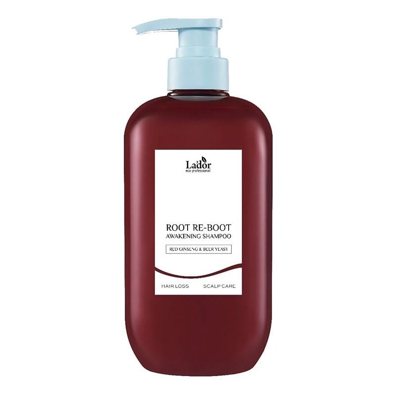 Шампунь с женьшенем для роста волос Lador Root Re-Boot Awakening Shampoo Red Ginseng & Beer Yeast 800 мл (2545211122)
