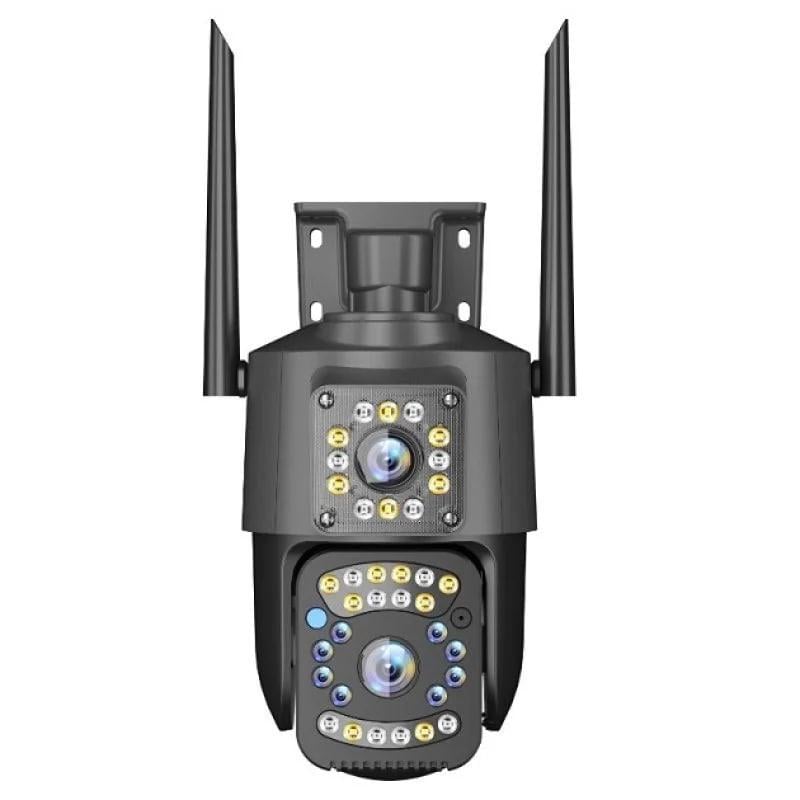 Камера 4G с двумя линзами SC03 V380Pro 4MP поворотная IP-камера видеонаблюдения с SIM-картой/ночным видением/датчиком движения
