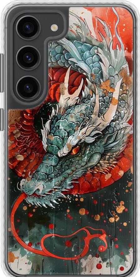 Чехол на Samsung Galaxy S23 Стихия огня (6101pc-2907-42517)