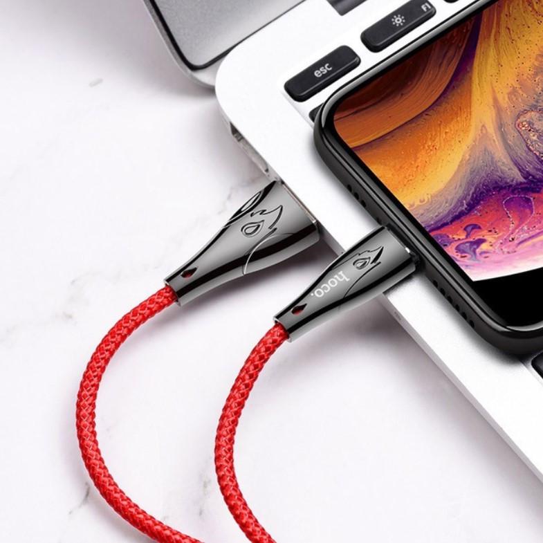 Кабель USB Hoco U75 Magnetic Lightning 1,2м Red - фото 2 Кабель USB Hoco U75 Magnetic Lightning 1,2м Red - фото 2