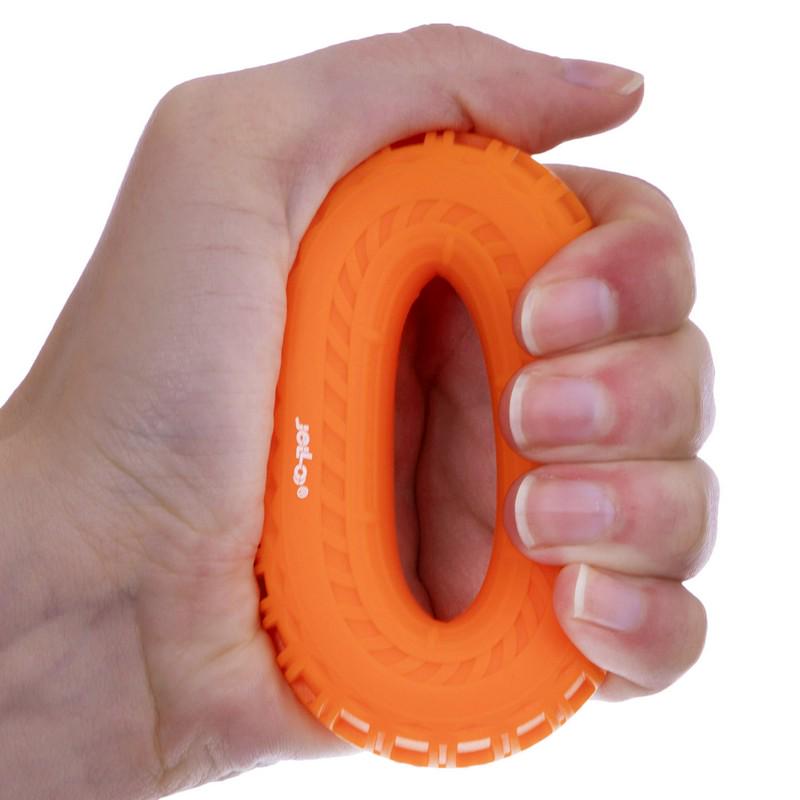 Еспандер кистьовий Кільце JELLO навантаження 22,5 кг Помаранчевий (JLA470-50LB) - фото 4