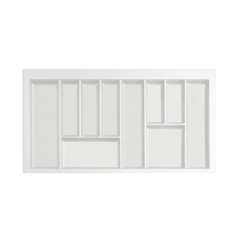 Лоток кухонный Rejs 900 мм для столовых приборов 490x850x55 мм Белый матовый (714997)