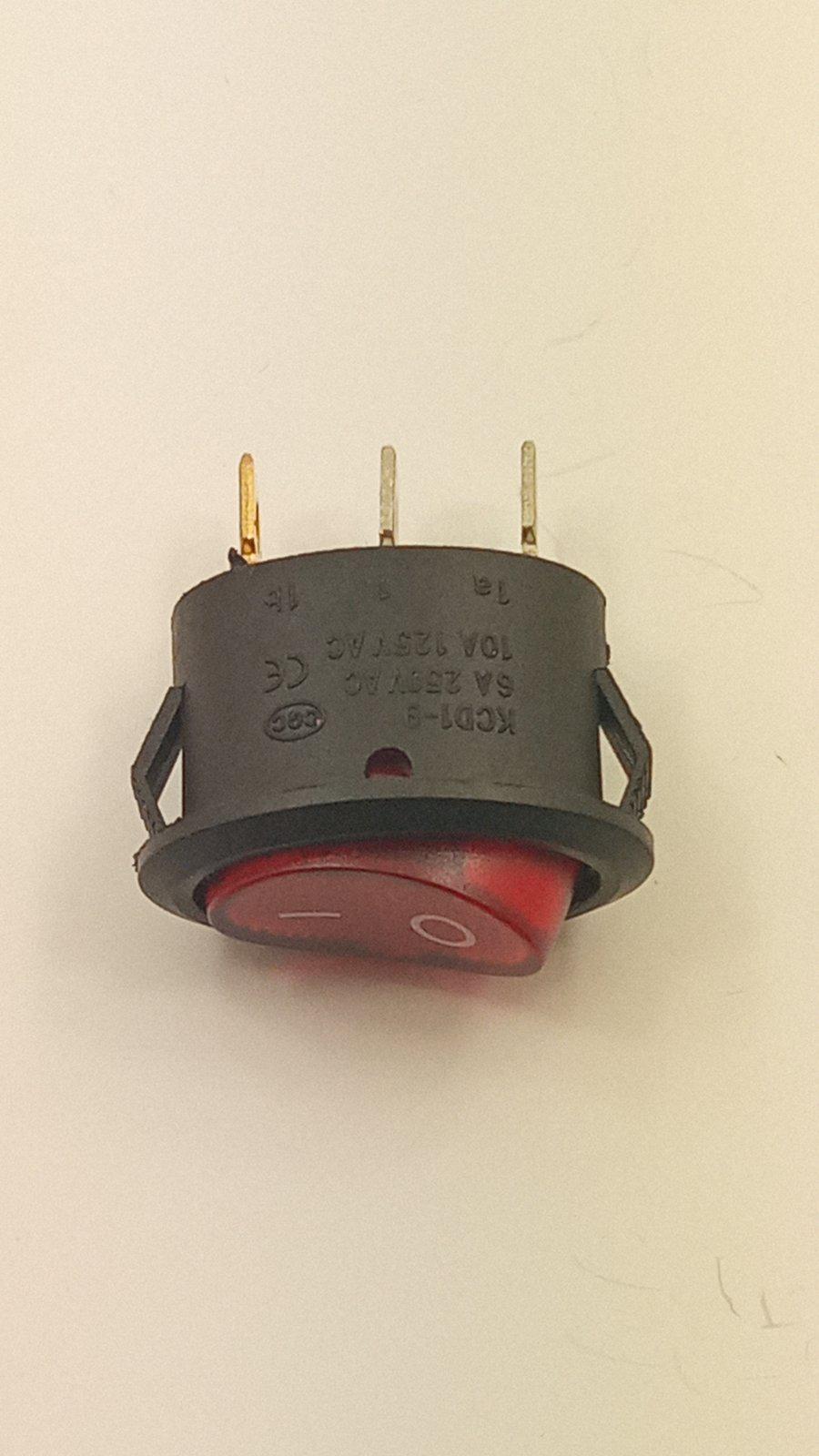 Вимикач KCD1-9-101N (29181)