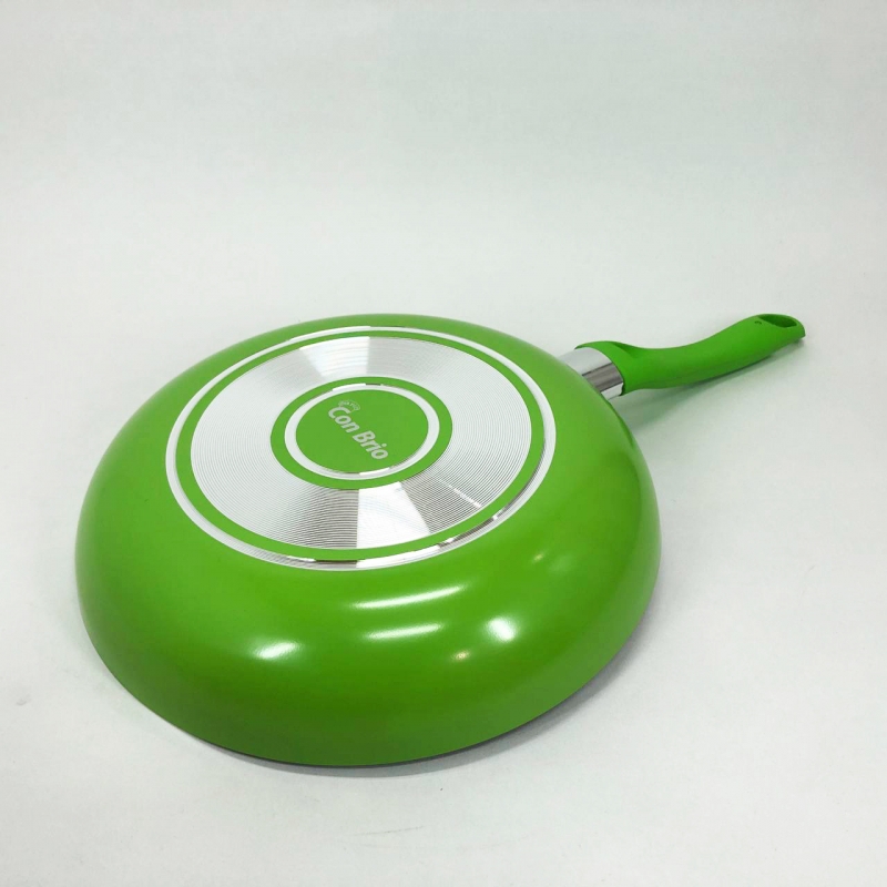 Сковорода Con Brio CB-2614 антипригарное покрытие XYLAN 26 см Green (tf5174) - фото 11 Сковорода Con Brio CB-2614 антипригарное покрытие XYLAN 26 см Green (tf5174) - фото 11