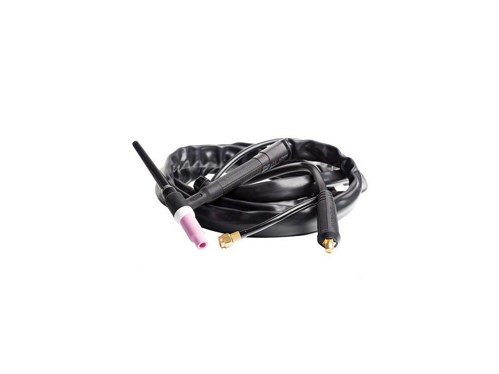 Пальник аргоновий вентильний WP-26V Tig 3 м Чорний (1695js)