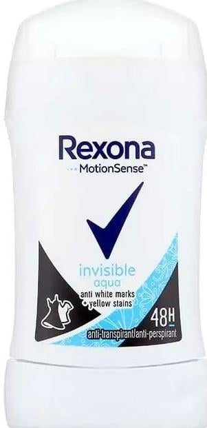 Антиперспирант стик Rexona женский Invisible Aqua 40 мл (6054)