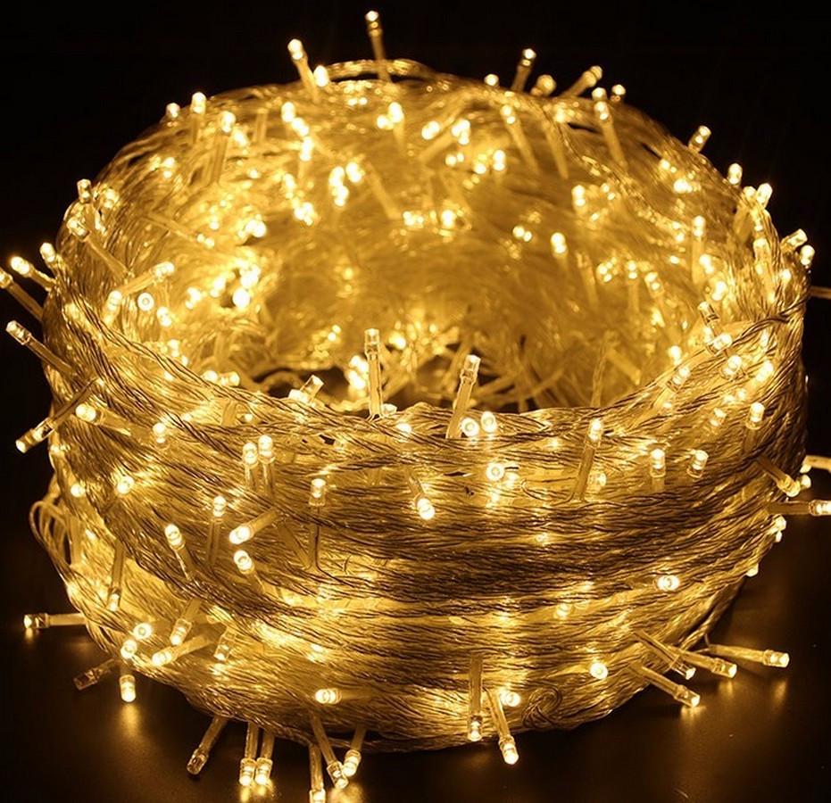 Гірлянда 200ww-1 400 LED прозорий силіконовий дріт (48167)