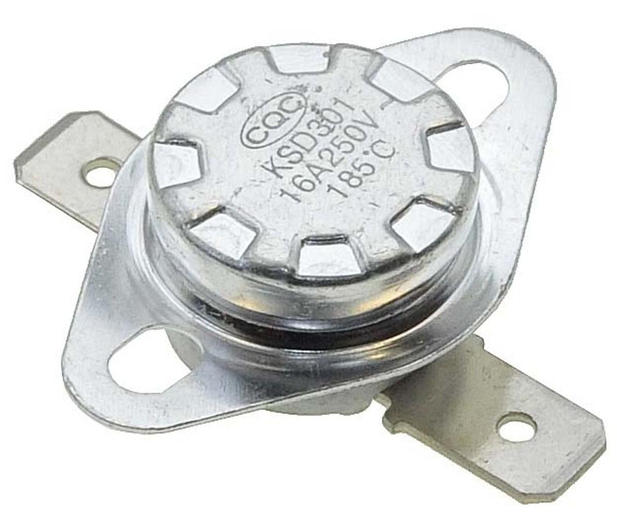 Термореле для утюгов и обогревателей KSD 301 185 х C 16A 250V (tr057)