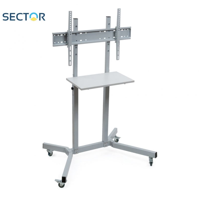 Стойка мобильная SECTOR T10 подставка для телевизора/интерактивной панели 37-70" Grey (23793632) - фото 2 Стойка мобильная SECTOR T10 подставка для телевизора/интерактивной панели 37-70" Grey (23793632) - фото 2