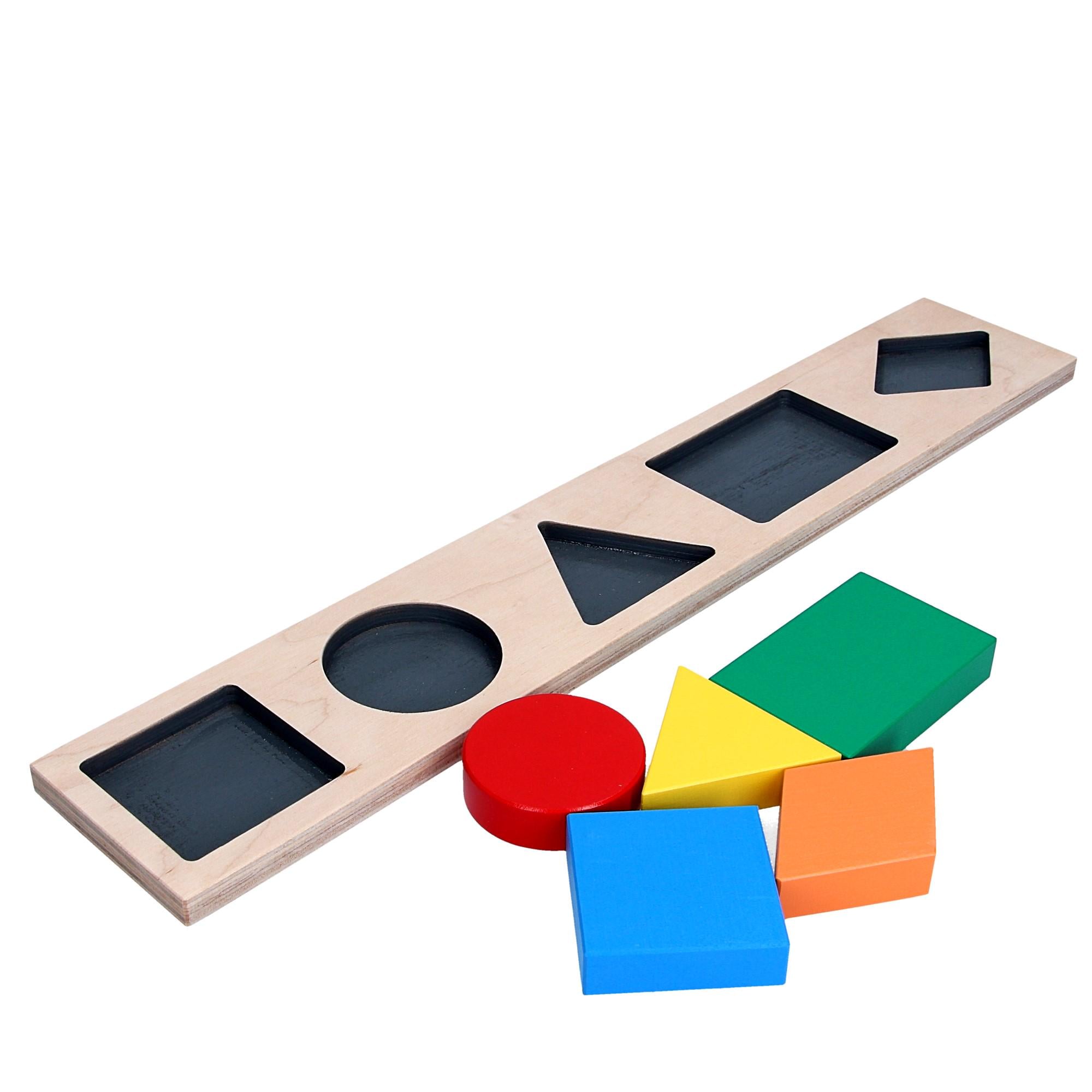 Игрушка для ребенка Рамка вкладка Геометрические фигуры 5 (75)