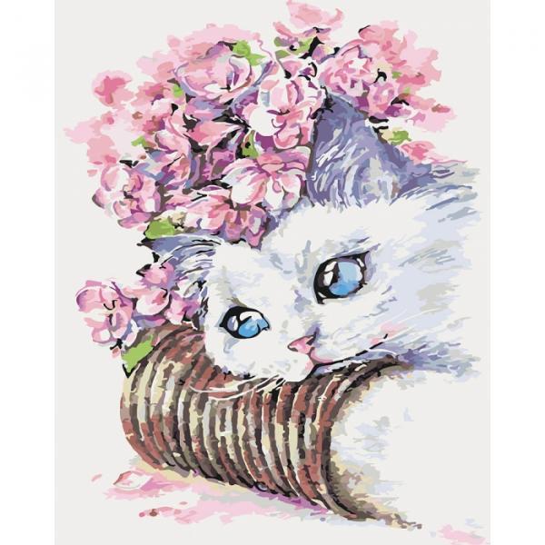 Набор для росписи по номерам Идейка Животные птицы Нежность утра 40х50 см (КНО2494-mt)