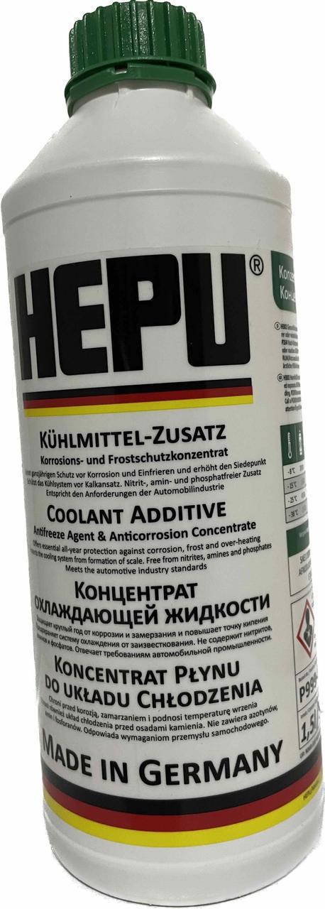 Антифриз Hepu G11 концентрат 1,5л Зеленый (P999-GRN)