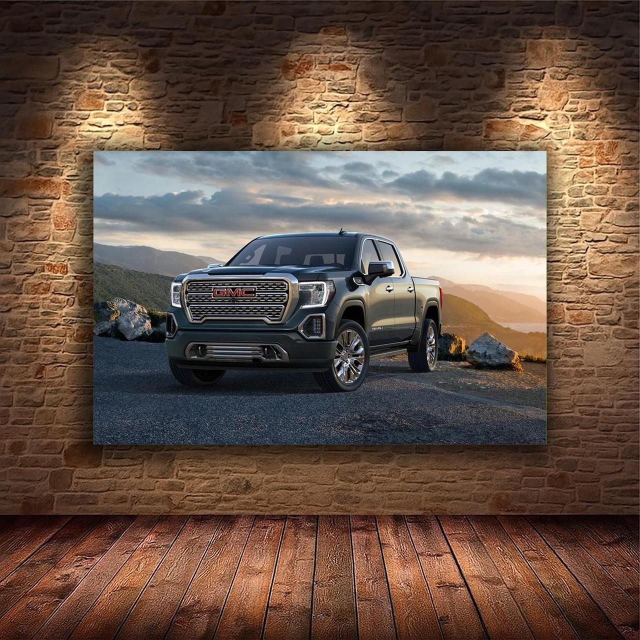 Картина на холсте Спортивный автомобиль 50x70 см (M150)