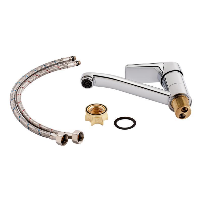 Змішувач Lidz CRM 23 48 003 для кухні на гайці 15 см k35 - фото 6