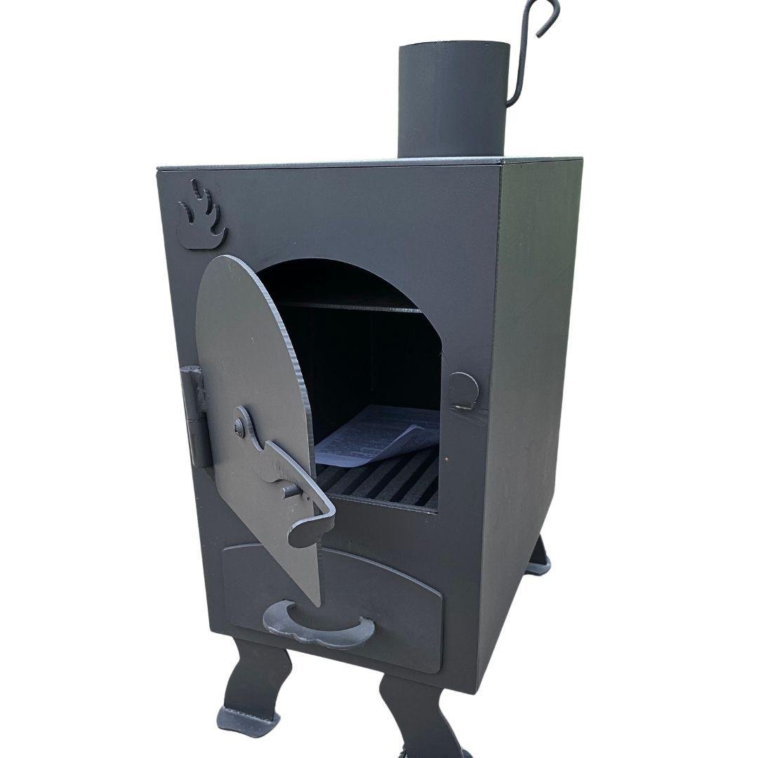 Буржуйка на дровах Трійка для дому сталева 3 мм - фото 3