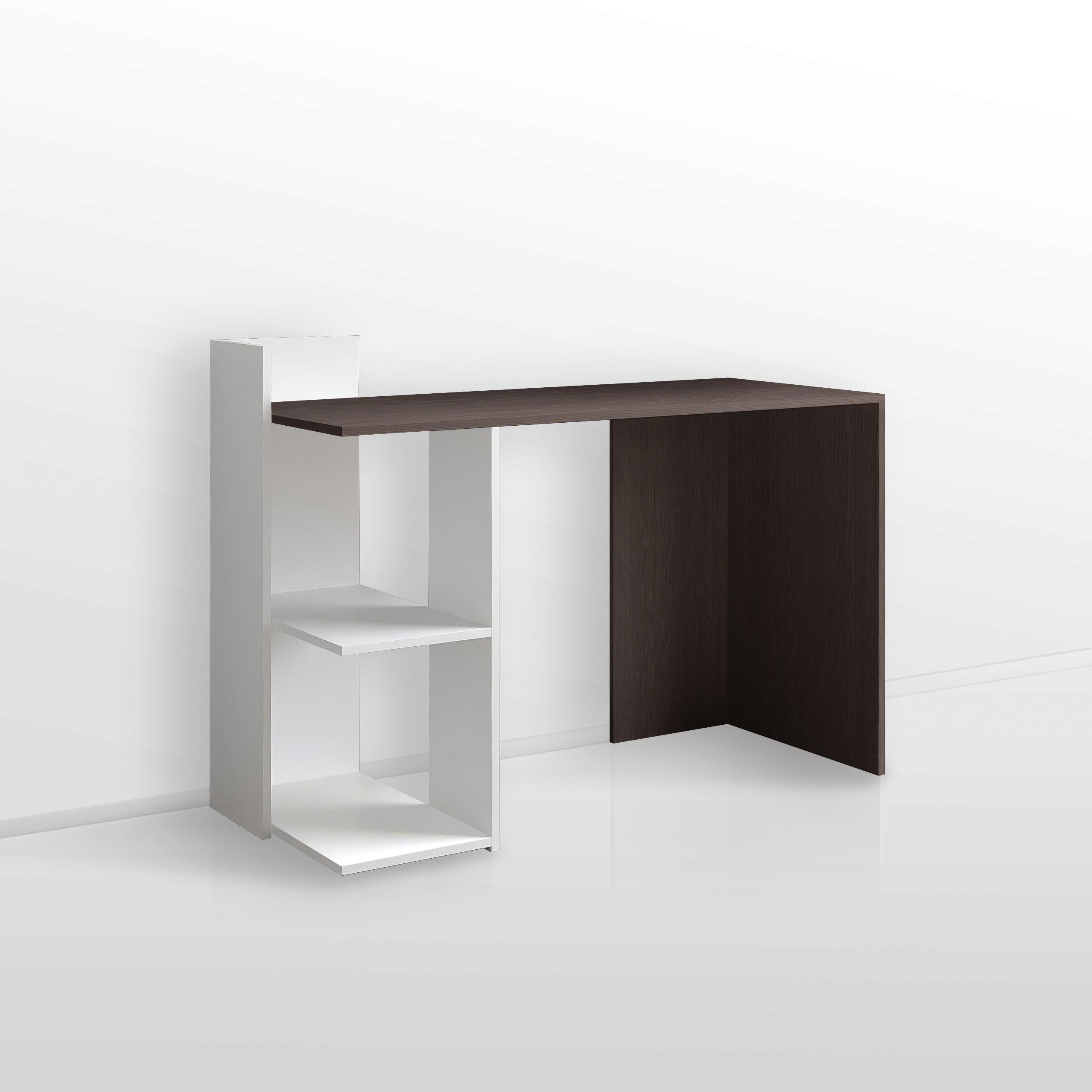 Стол письменный с полками S-12 1200х520х870 мм Венге Магия/Белый - фото 2