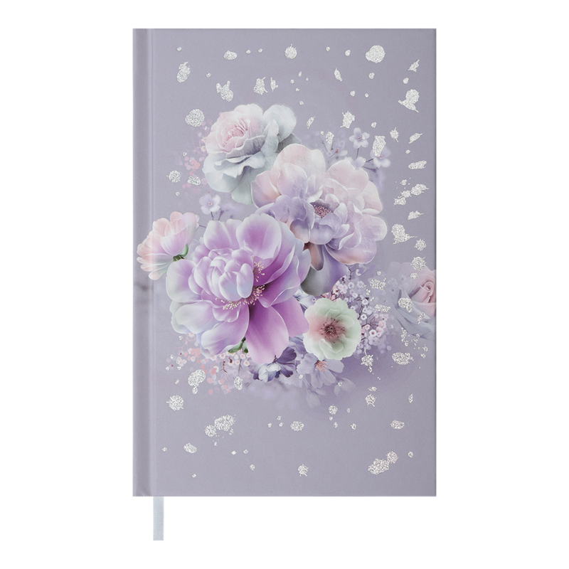 Дневник недатированный Buromax Estilo А6 288 листов линия Лавандовый (BM.2620 39)