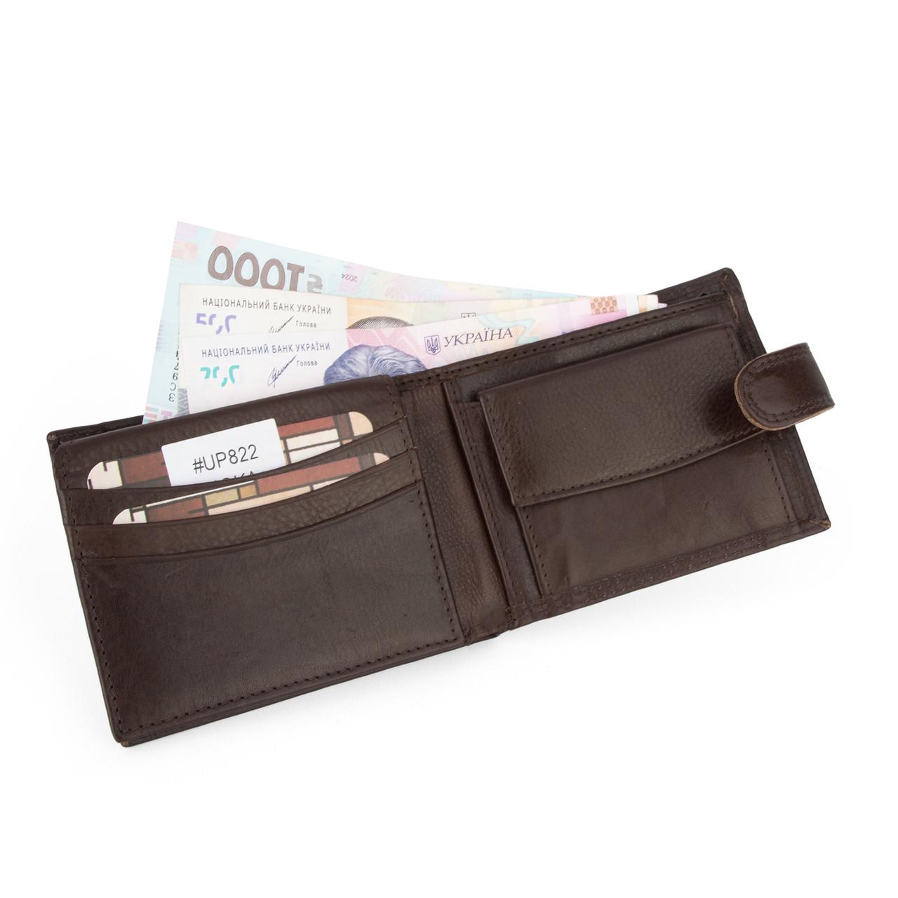 Портмоне мужское кожаное SU822 Virginia Conti на кнопке Коричневый (2773031243) - фото 2 Портмоне мужское кожаное SU822 Virginia Conti на кнопке Коричневый (2773031243) - фото 2