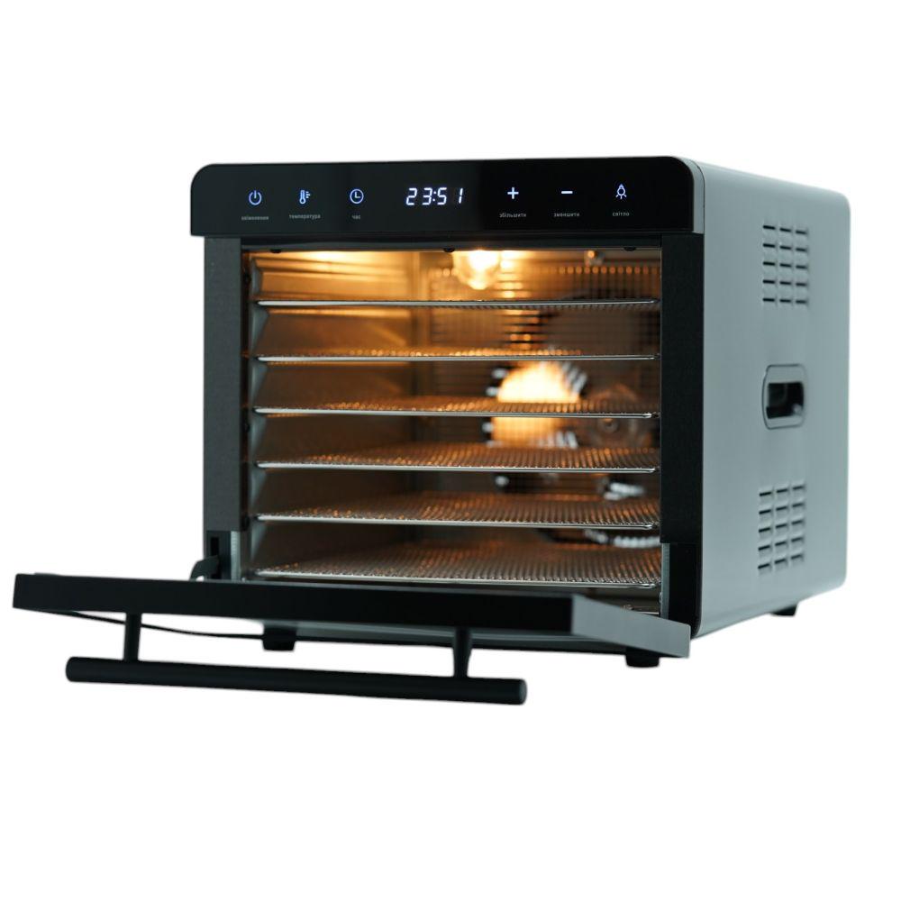 Дегідратор професійний Tekhniko DH-06D-BK 6 лотків Чорний - фото 11