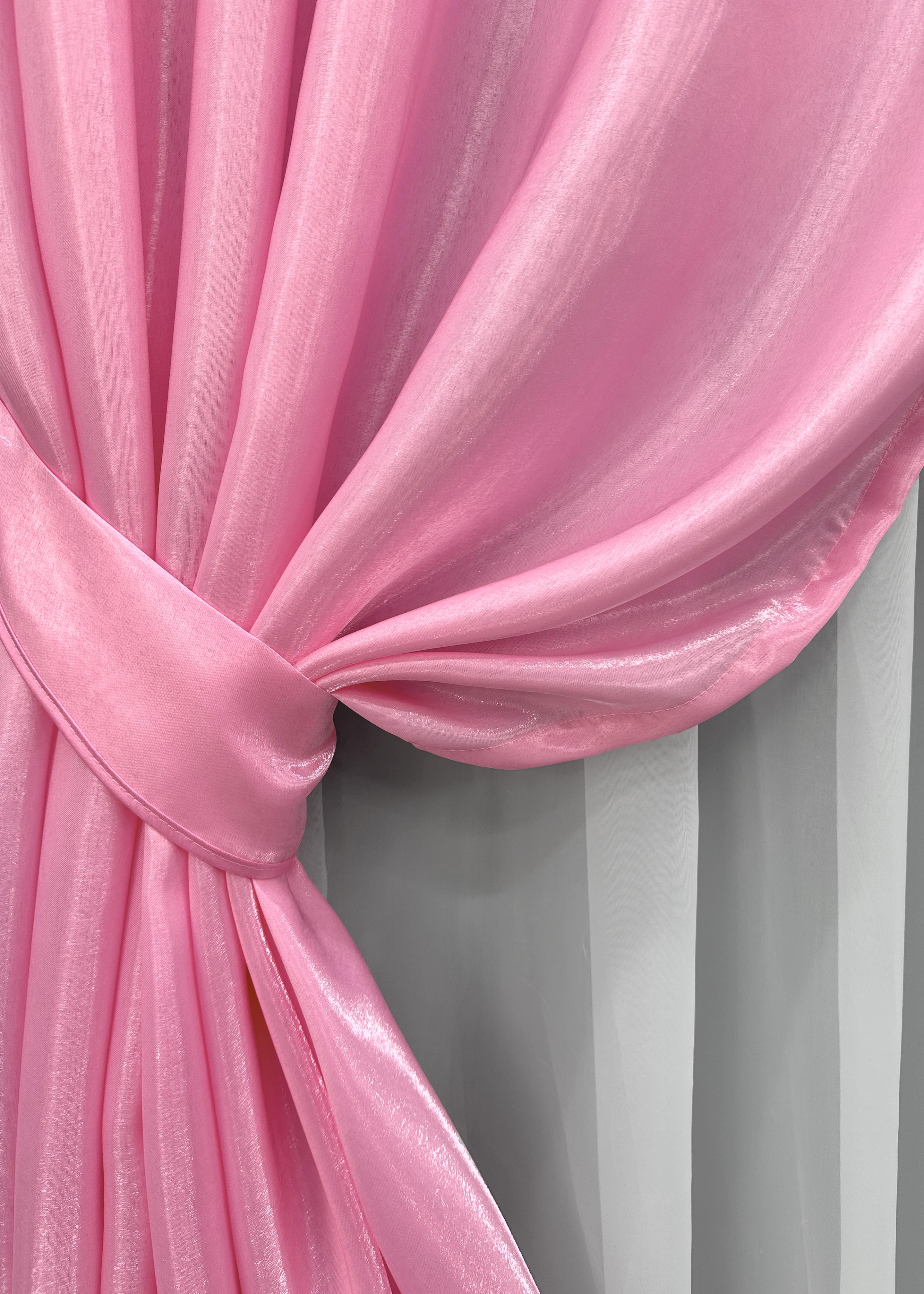 Комплект штор VR-Textil Атлас № 1749ш Монорей 150х270 см 2 шт. Розовый (33-0705) - фото 4 Комплект штор VR-Textil Атлас № 1749ш Монорей 150х270 см 2 шт. Розовый (33-0705) - фото 4