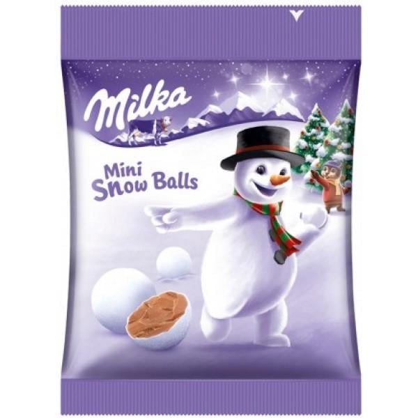 Цукерки міні-сніжки Milka 100 г