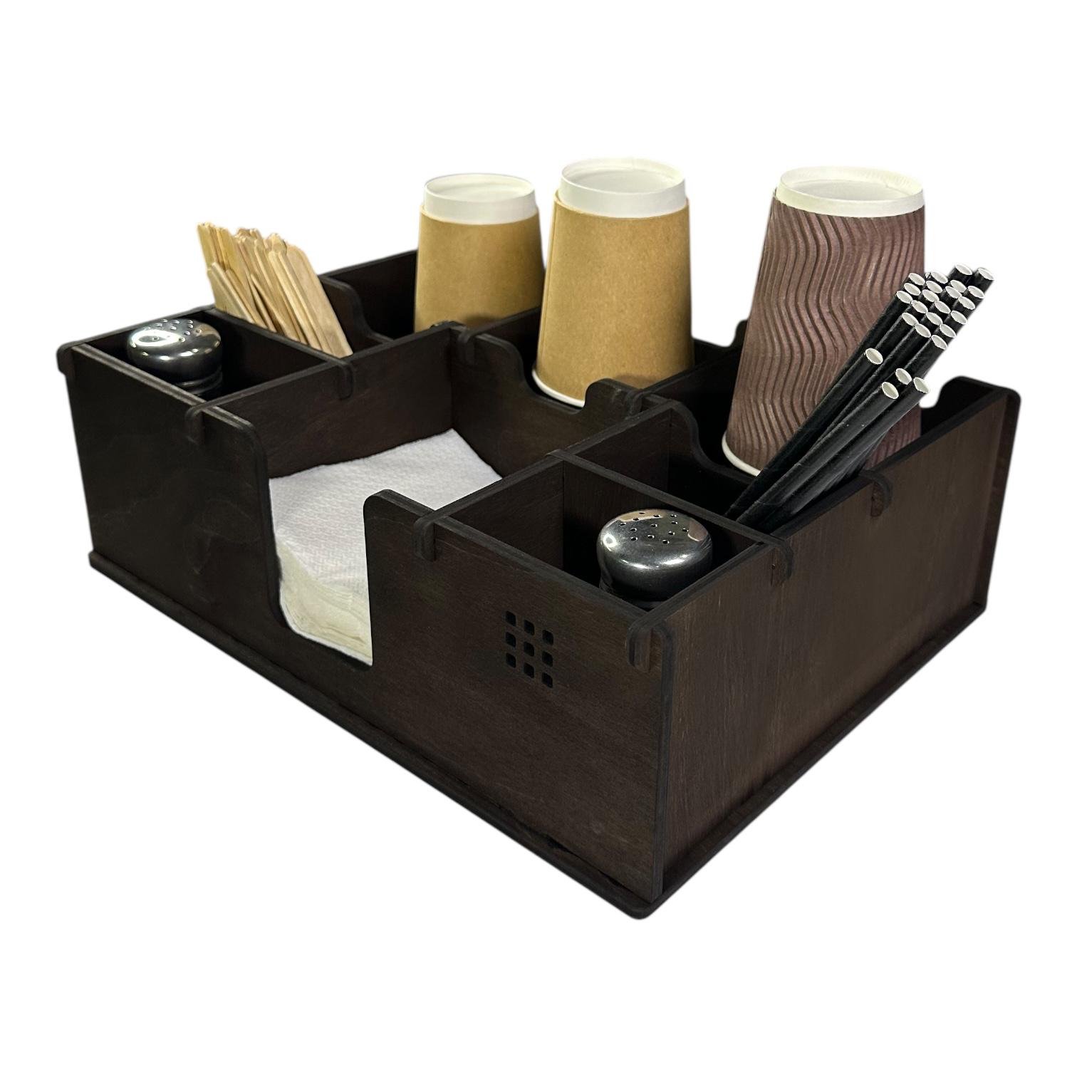 Органайзер дерев’яний Comfort Quad 80х90х100 мм Палісандр (WN-015)