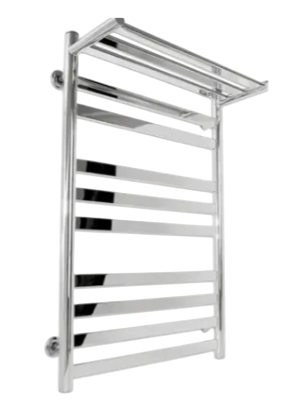 Полотенцесушитель водяной Laris Кватро П10 с полкой 500х800 см с держателем для туалетной бумаги VOLLE TEO (29711110)