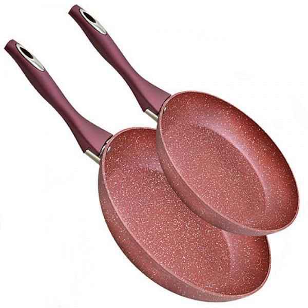 Набір сковорідок Besser Stone з індукційним дном та гранітним покриттям 24/28 см 2 шт Набір сковорідок Besser Stone з індукційним дном та гранітним покриттям 24/28 см 2 шт