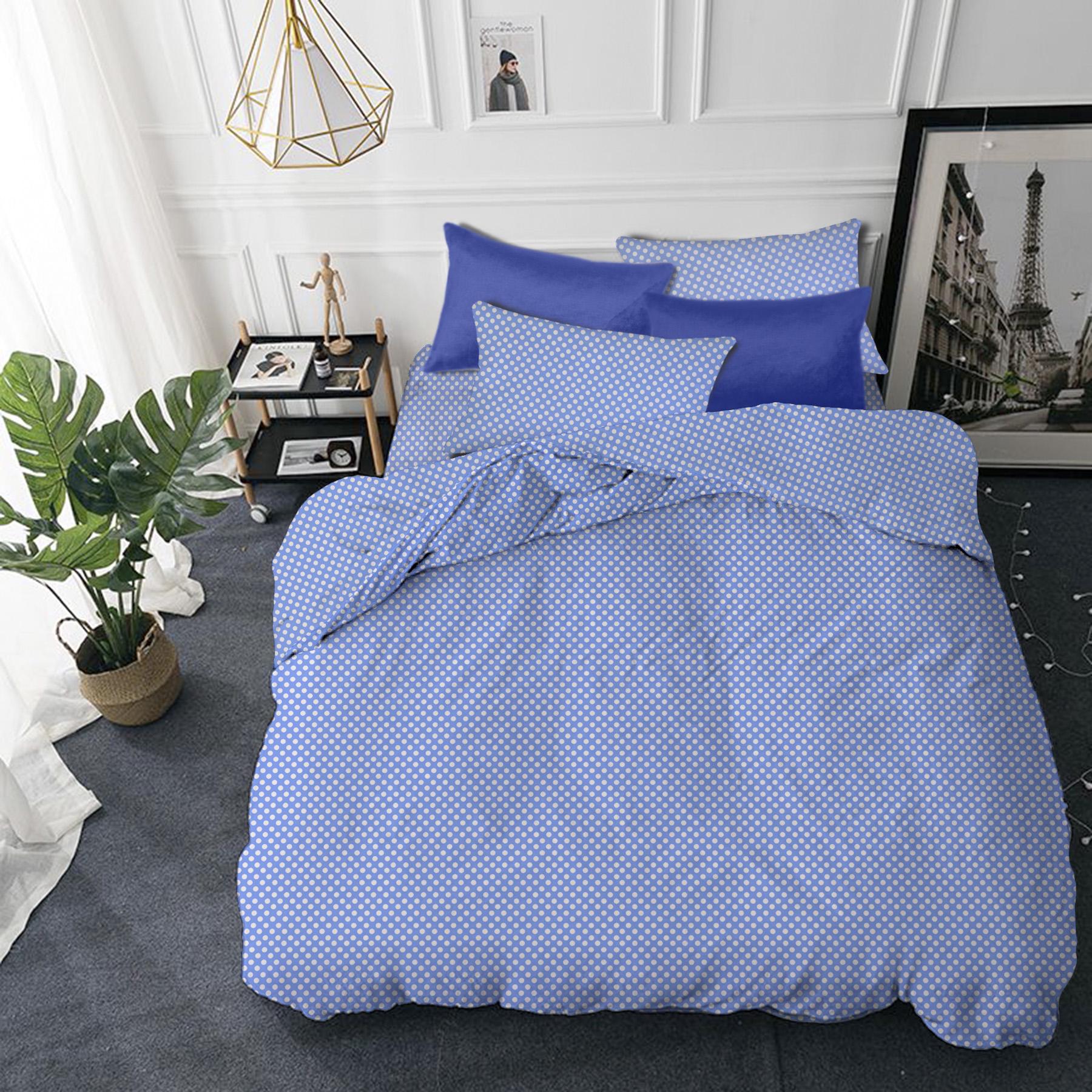 Комплект постельного белья Zastelli 26 бязь полуторный 145х210 см Голубой