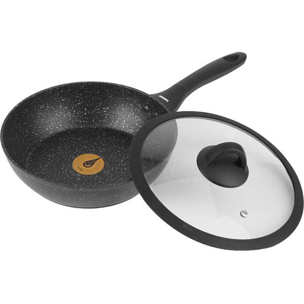 Сковорода глубокая Ringel с крышкой 24 см (ЦБ-00033446)