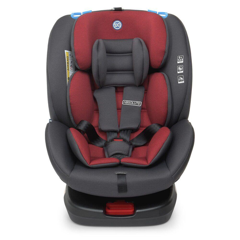 Детское автокресло El Camino Absolute 360 ME1079 c ISOFIX 0-36 кг Red Бордовый - фото 2