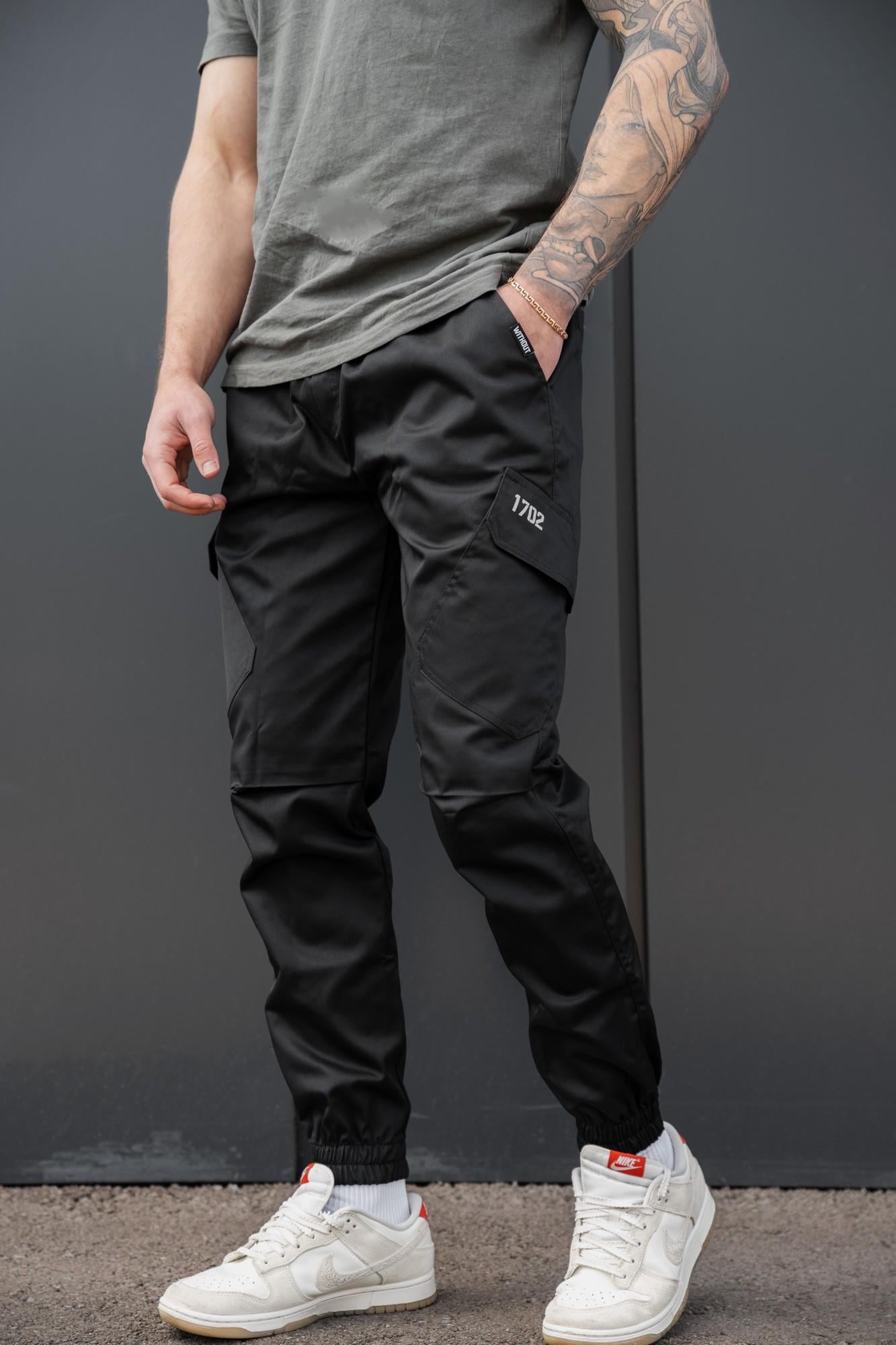 Штани карго Without Bayraktar27 3XL Black (3XL8056441 8056442)