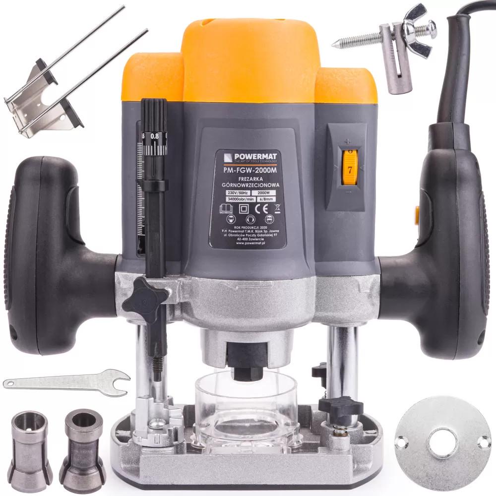 Фрезер Powermat PM-FGW-2000M 2538713852 2000 Вт 11 500-30 000 об/хв Фрезер Powermat PM-FGW-2000M 2538713852 2000 Вт 11 500-30 000 об/хв