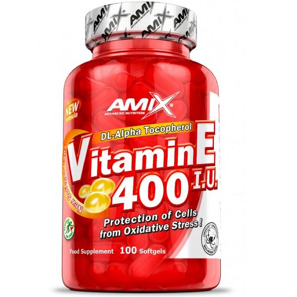 Витамин E для спорта Amix Nutrition Vitamin E 400 IU 100 Softgels