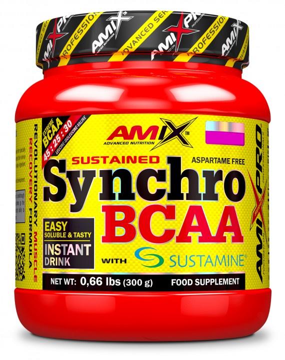Аминокислота BCAA для спорта Amix Nutrition AmixPro Synchro BCAA plus Sustamine 300 г порций Melon