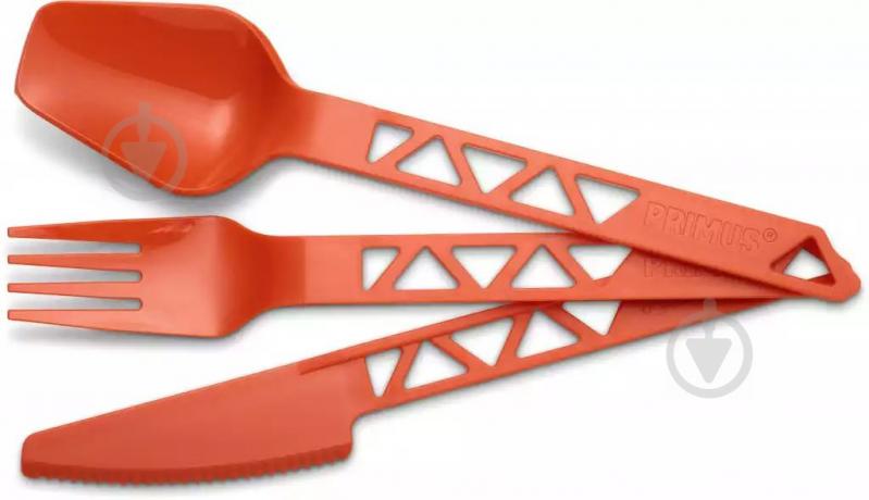 Столовий набір Primus Lightweight TrailCutlery Tangerine (740615)