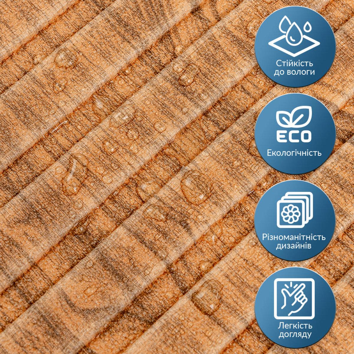 Реечная панель в рулоне 2900х350х6 мм Дерево (SW-00002073) - фото 5 Реечная панель в рулоне 2900х350х6 мм Дерево (SW-00002073) - фото 5