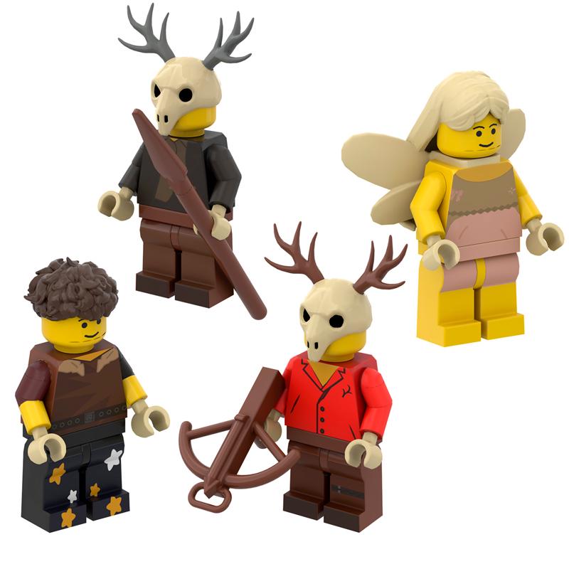Набор детских игровых фигурок Roblox 99 ночей в лесу конструктор 4 ед. (арт EPC15244M)